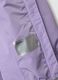 Purple hooded rain jacket with zip for girls, regular fit_3