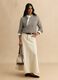 Multicolour cotton blend regular fit pullover with knitted design_1