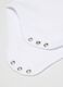 Newborn White Bodysuit Tripack in Pure Organic Cotton_3