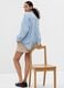 Oversized shirt in denim with pockets_2