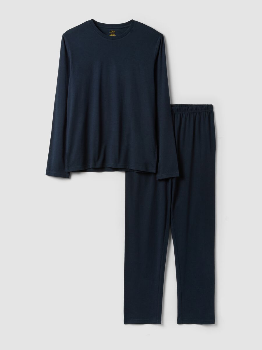 Blue organic cotton pyjamas_4