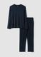 Blue organic cotton pyjamas_4