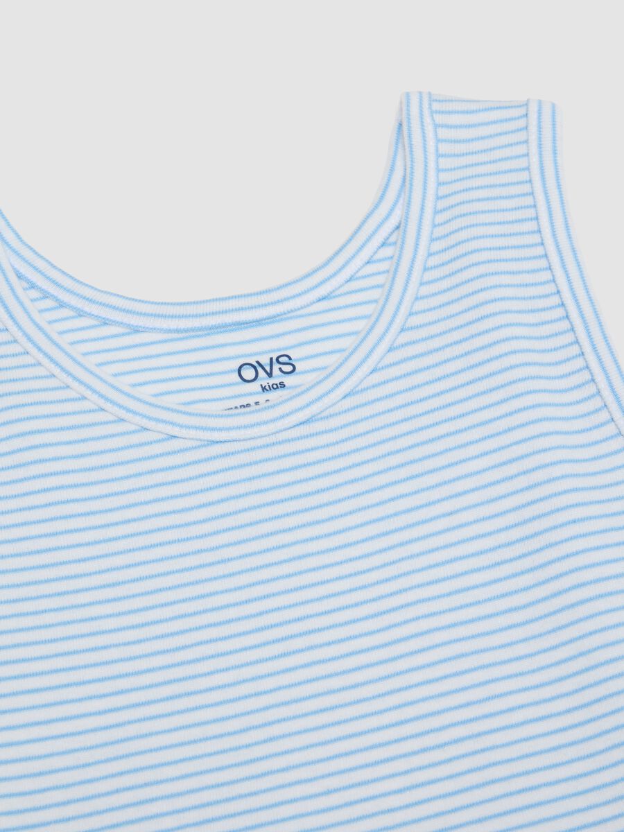 2-pack of blue organic cotton regular-fit vests for kids_3
