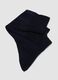 Three-pack of blue pure cotton Fil d&rsquo;&Eacute;cosse socks_1