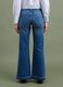 Blue wide-leg stretch cotton jeans_2