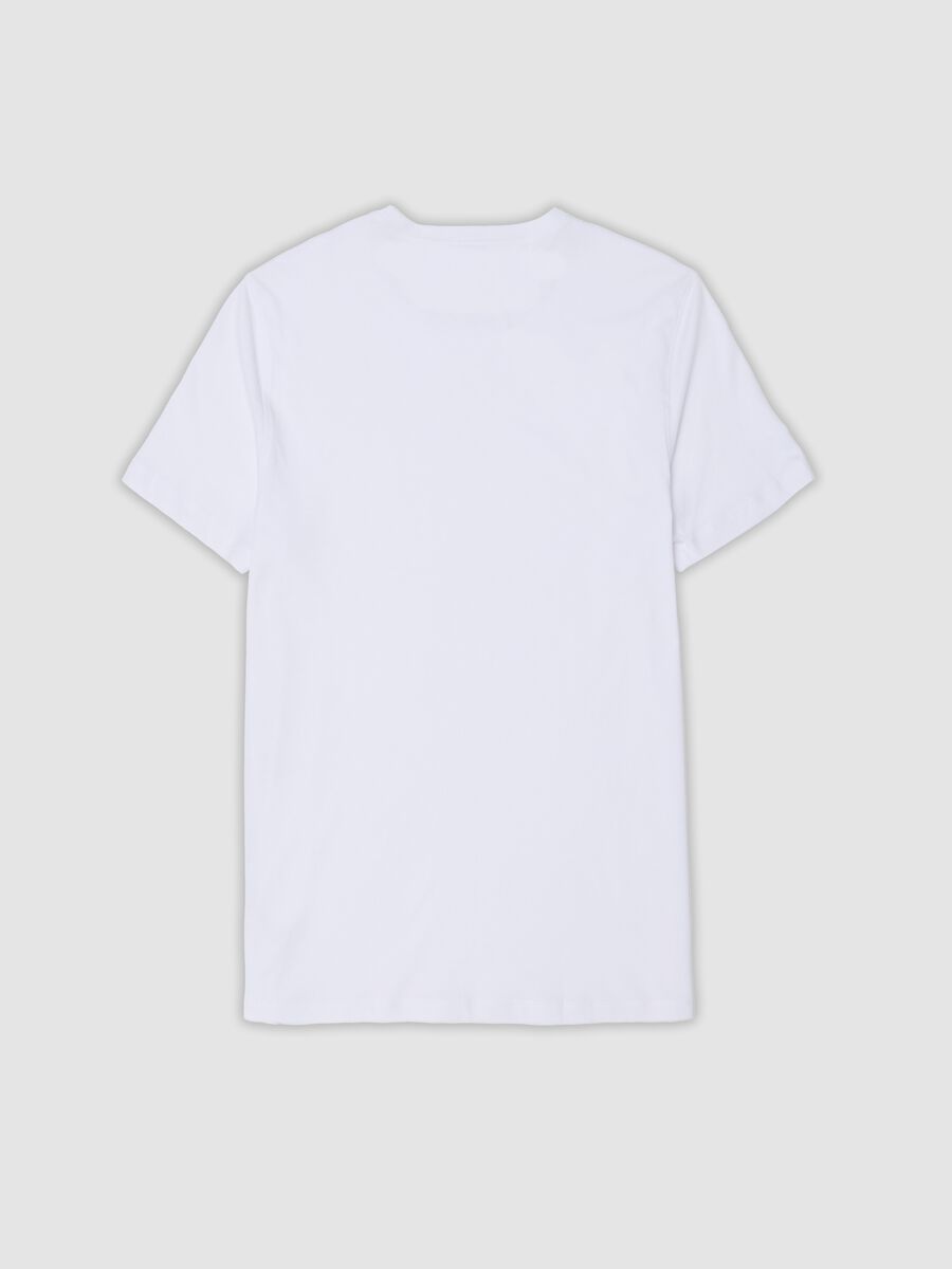 2-pack of white crew-neck T-shirts in pure extra-fine cotton_6