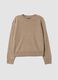 Beige pure cashmere crew-neck jumper_4