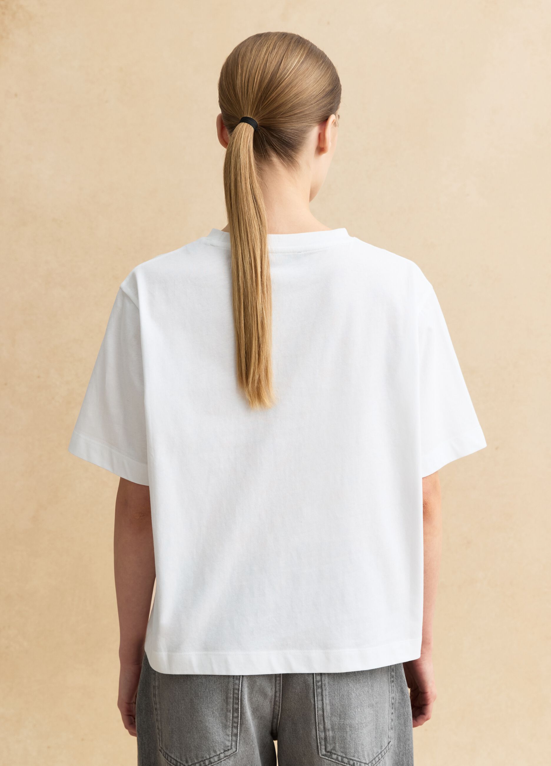 Multicolour pure cotton regular fit T-shirt with floral print