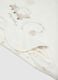 White baby blanket made of cotton blend with decorations_2
