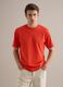 Orange pure cotton crew neck t-shirt relaxed fit_2