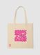 RE-UP tote bag with "Break the Pattern" screen print_0