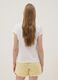 White organic cotton pyjama T-shirt with print, regular fit_3