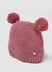 Pink pure organic cotton knitted hat_2