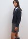 Grey pure wool crew-neck cardigan with buttons, regular fit_0