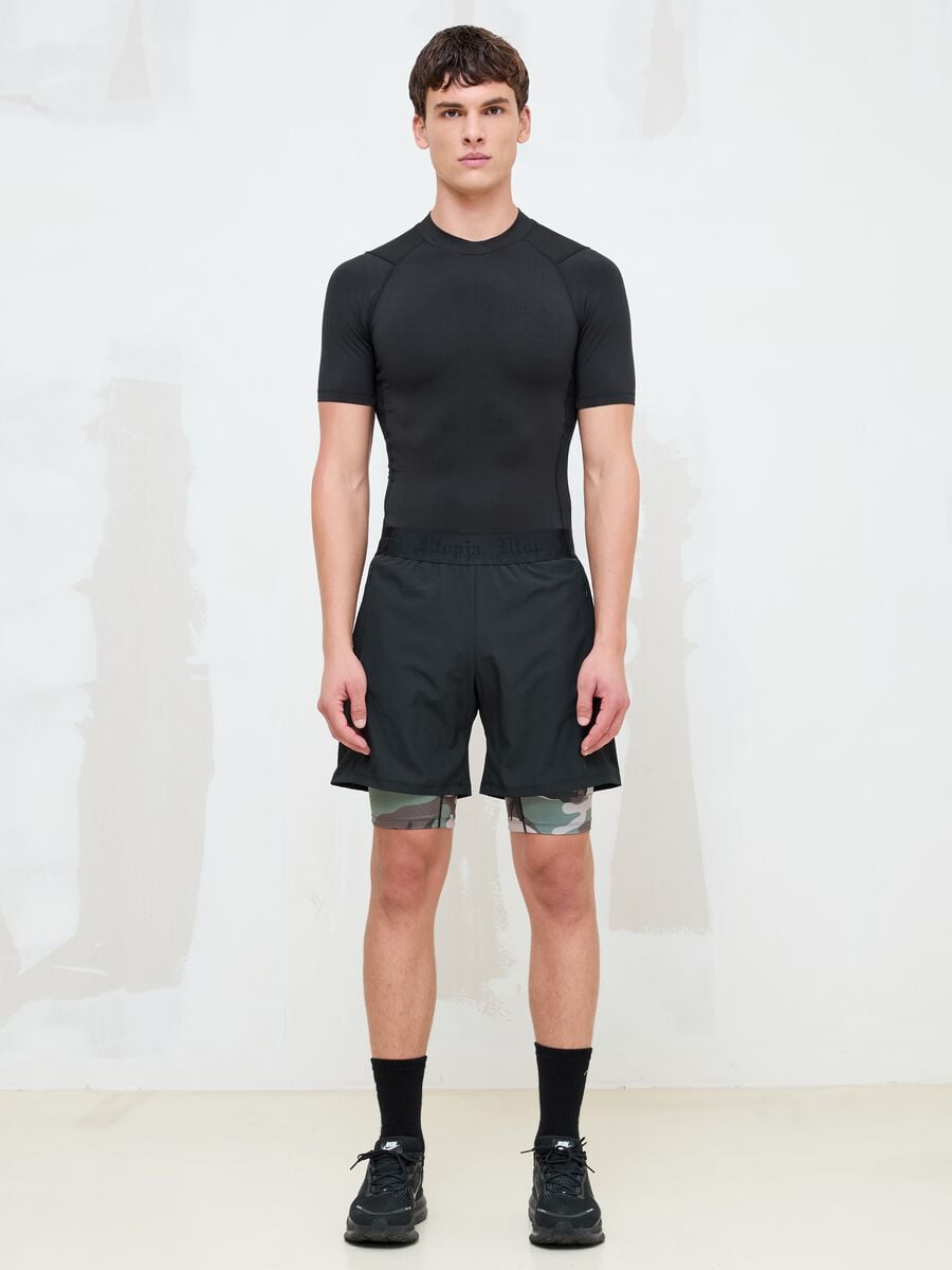 Fitted Technical T-shirt &ndash; Black_2