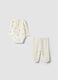 White organic cotton and stretch lyocell set with koala prints_1