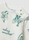 White pure organic cotton T-shirt with all-over print for baby boy_3
