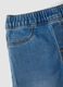 Girls&rsquo; flared stretch cotton denim jeggings with rhinestones_2
