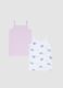 Twin Pack Multicolour Pure Cotton Vests for Baby Girls Regular Fit_1