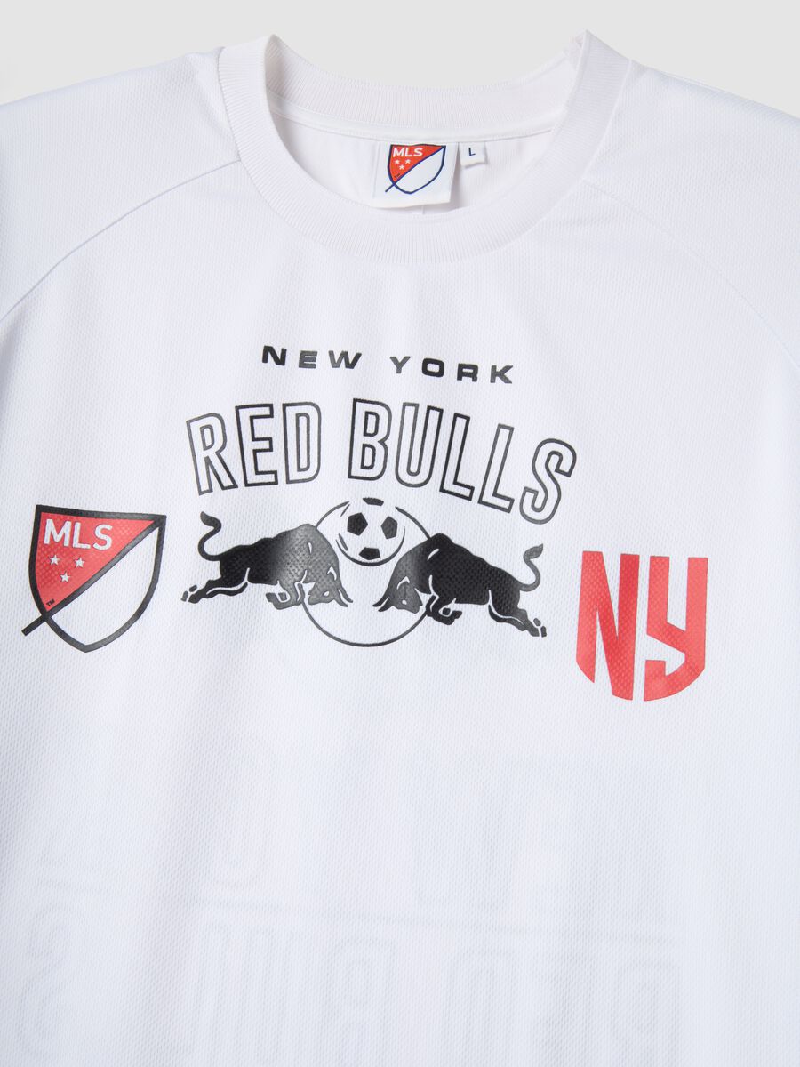 White Regular Fit Short-Sleeve New York Red Bulls T-Shirt_5