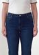 Blue stretch-cotton denim bootcut jeans_2