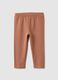 Orange Slim Fit Baby Cotton Leggings_0