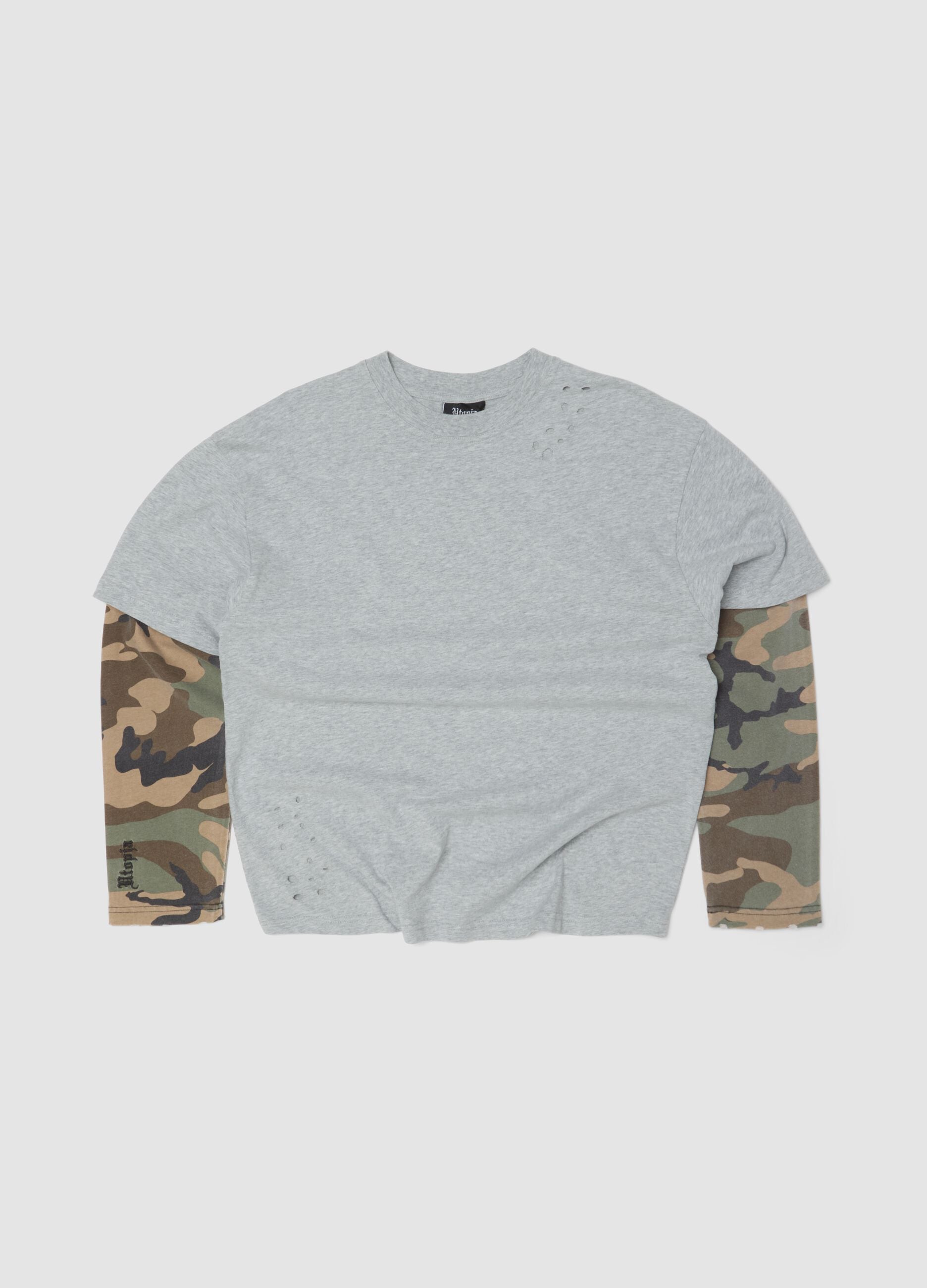 Double Longsleeve Grey & Camo