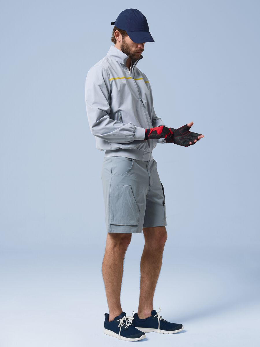 Shorts cargo grigi in tessuto elasticizzato ALTAVIA SAILING_0