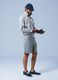 ALTAVIA SAILING grey cargo shorts in stretch fabric_1