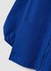 Blue school apron with Minecraft embroidery for boys_2