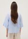 Sky blue openwork pure cotton shirt, regular fit_3