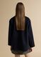 Blue wool-viscose blend over-fit coat with buttons_3