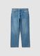 Pure cotton denim jeans, relaxed fit_0