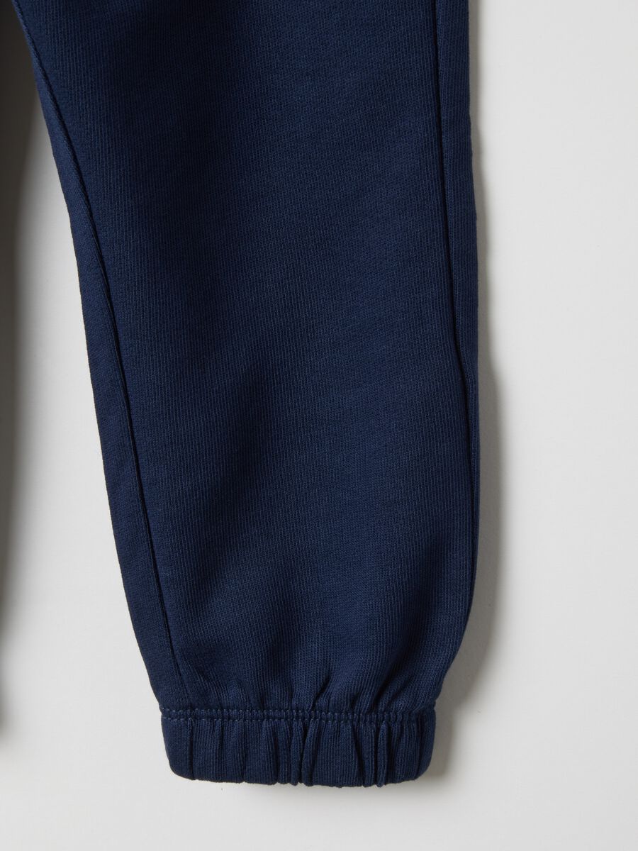 Pure cotton blue trousers regular fit for children_3