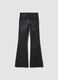 Black stretch-cotton flare jeans_2