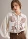 White cotton-linen blend shirt with floral embroidery_1