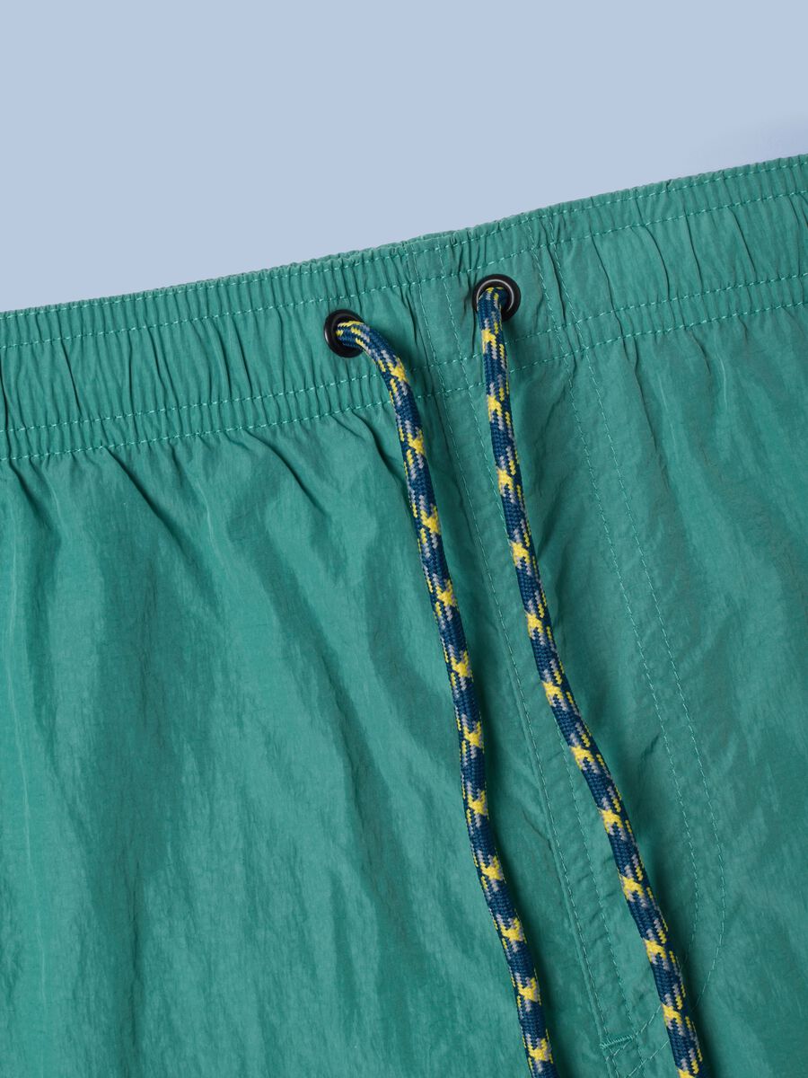 Costume boxer verde con vita elasticizzata ALTAVIA SAILING_6