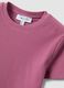 Pink ribbed fitted stretch cotton T-shirt_5