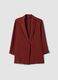 Red regular-fit blazer with classic lapels_4