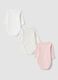 3-pack of pink and white organic cotton crew-neck bodysuits_1