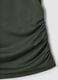 Green stretch tank top with side ruching_6