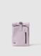 Waterproof purple backpack with zip and front pocket_0