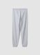 Grey organic cotton jogger trousers_1