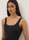 Black Stretch One-Piece Swimsuit with Padding_3