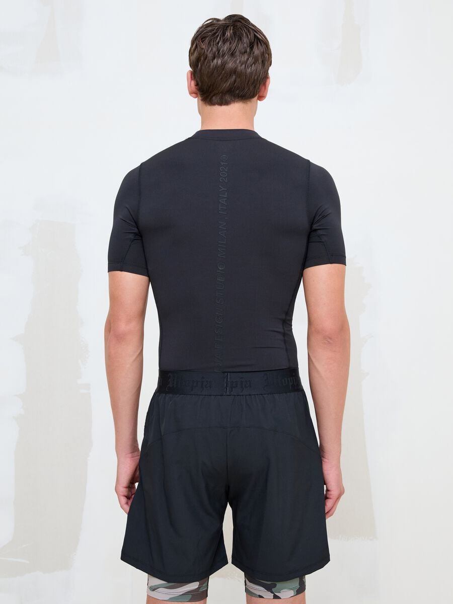 Fitted Technical T-shirt &ndash; Black_4