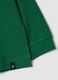 Green long-sleeve crew-neck pure cotton T-shirt for boys_5