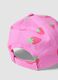 Cappello baseball rosa in puro cotone_2