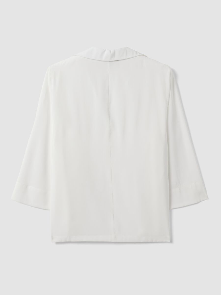 White viscose-blend shirt with classic collar_6