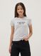 Girls&rsquo; grey organic cotton short-sleeve T-shirt, regular fit_0