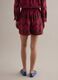 Multicolour pure cotton shorts with openwork embroidery, regular fit_2
